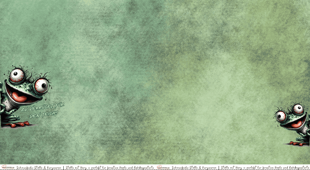 Vororder - Panel Eigendesign  - Jersey - ca. 80x155cm - Frosch