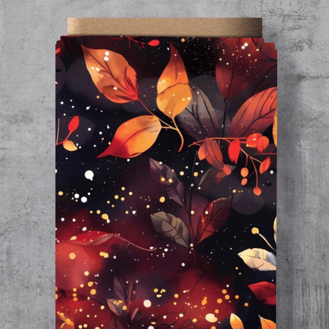 Stoffrest - Eigendesign - Autumn Glow - French Terry - 130cm