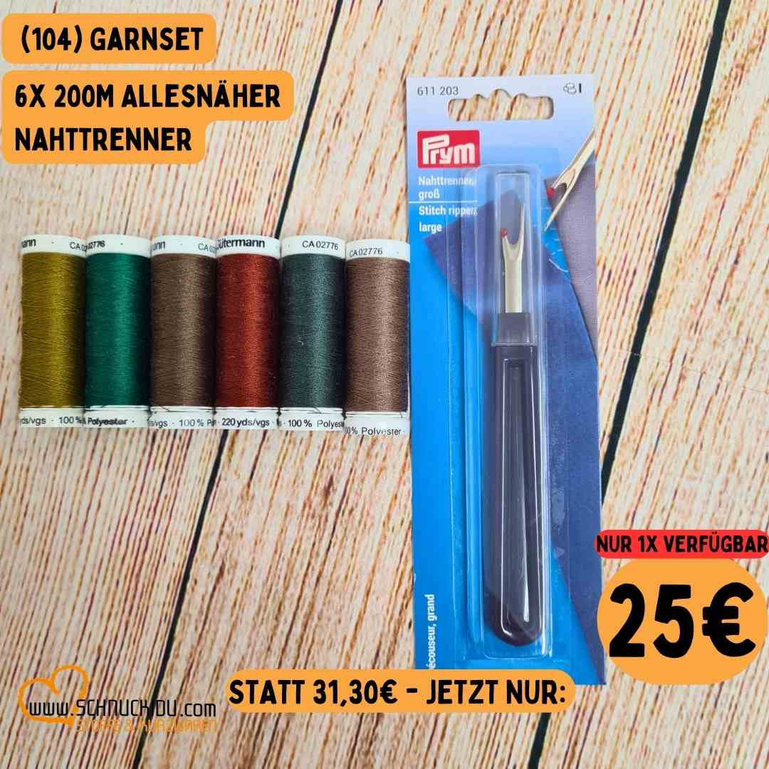 Stoffpaket - Unikat - Garnset Nahttrenner
