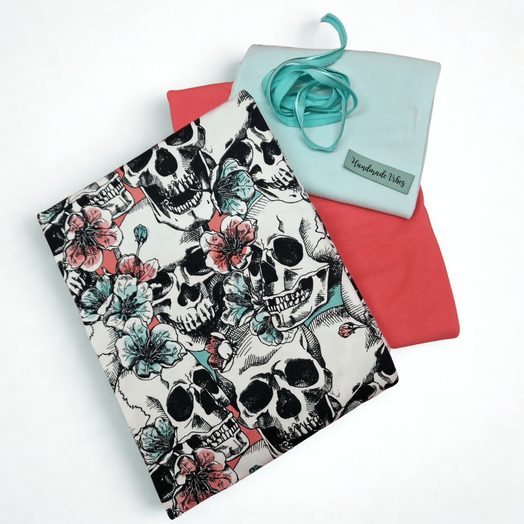 Stoffpaket - UNIKAT - Eigendesign - Miss Skull