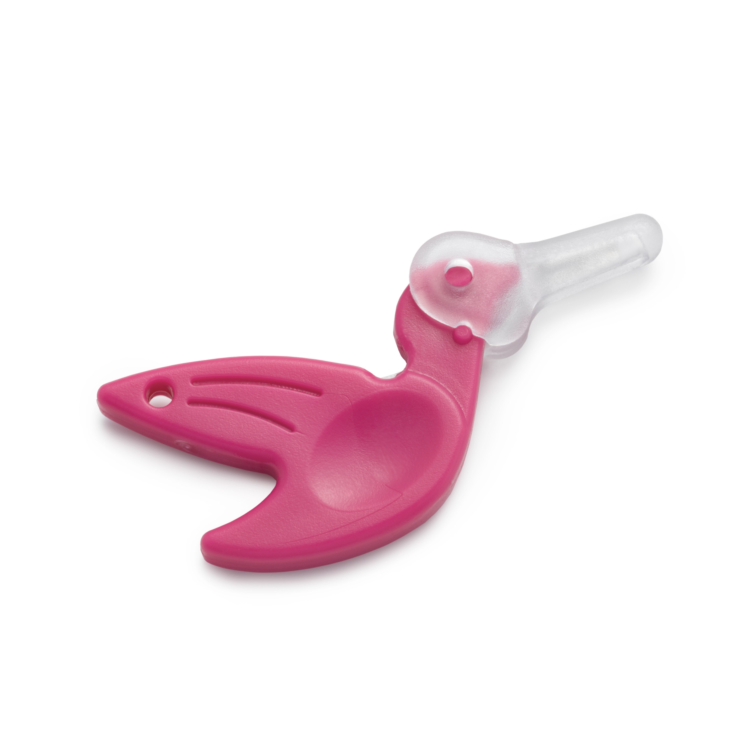Prym Love Nadeleinfädler Birdy in Pink – Ergonomischer Einfädler mit Schutzkappe und integriertem Fadencutter, ideal für Handnähnadeln.