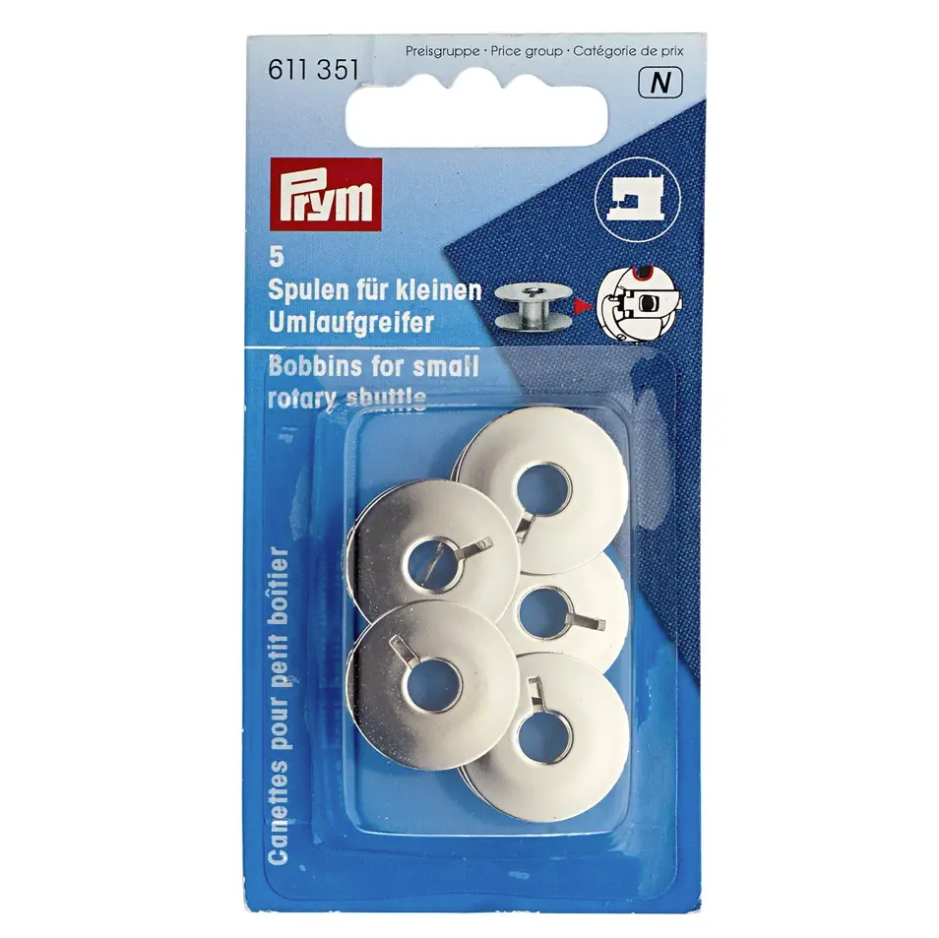 Prym - Nähmaschinenspulen für Doppelumlaufgreifer - 21,9mm - 611352