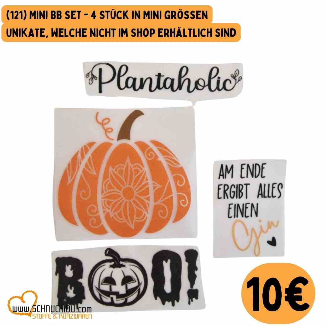 Stoffpaket - Unikat - Mini Bügelbild Set 2