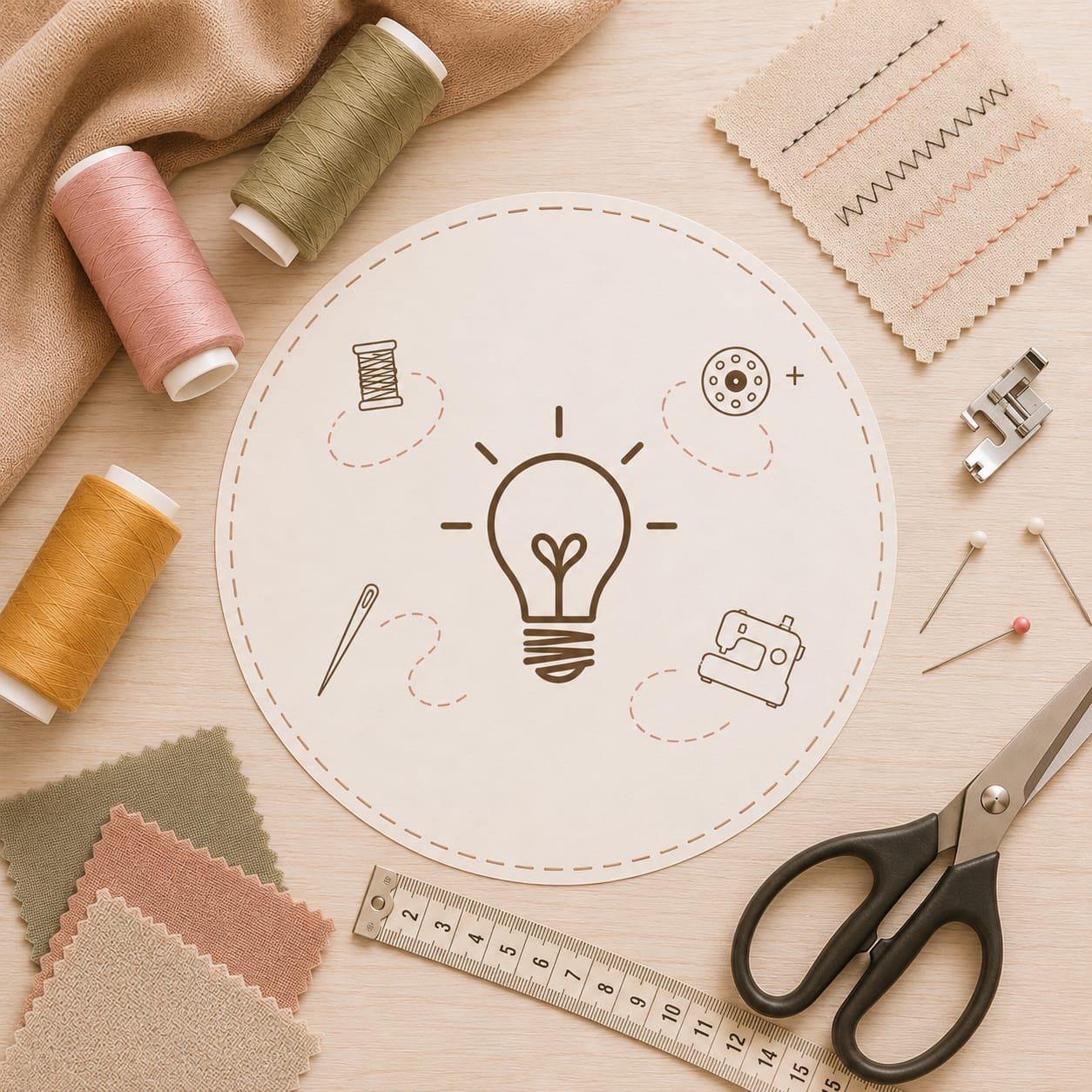 Fadenstärke, Spannung & Stichmuster – So stellst du deine Nähmaschine perfekt ein