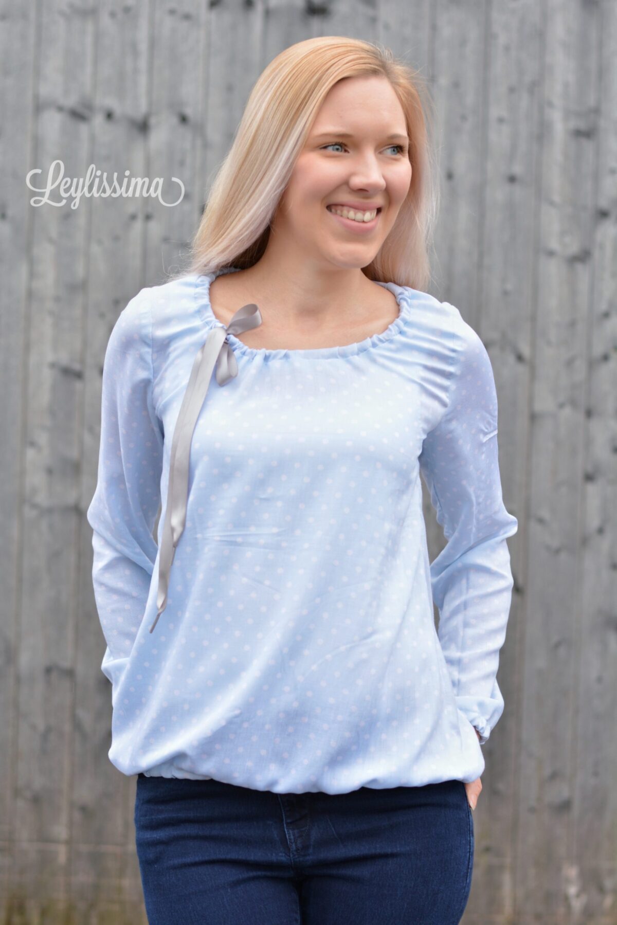 Papierschnittmuster Fadenkäfer - Bluse Elo Damen