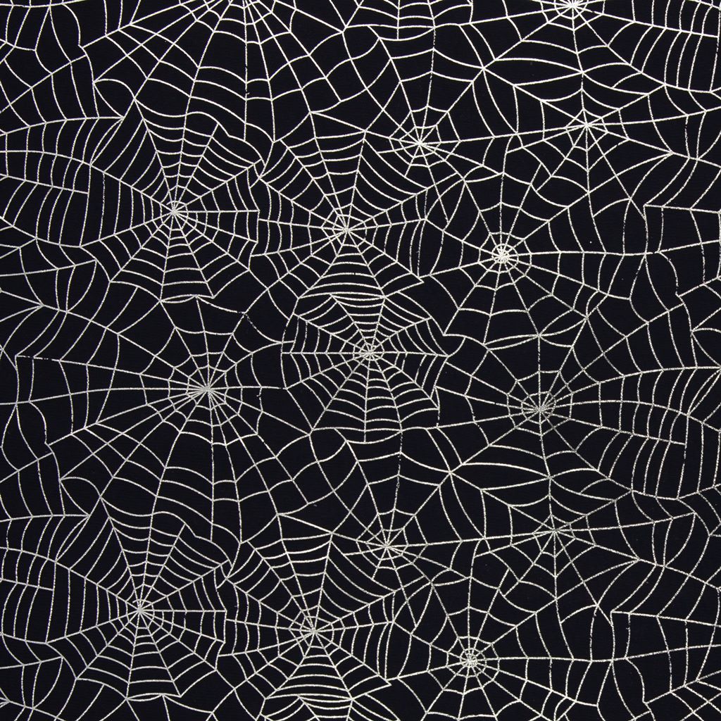 Tüll Stoff - Wabentüll - Swafing - Spiderweb - Halloween - Spinnenweben