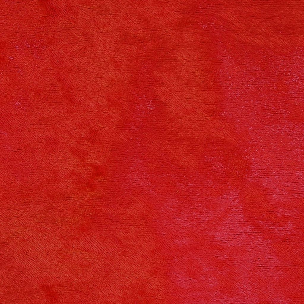 Samt Velours - Microverlours - Uni - Rot