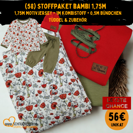 Stoffpaket - UNIKAT - Bambi
