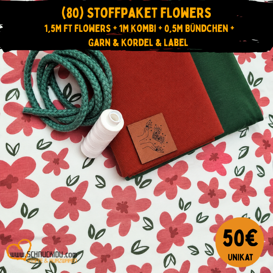 Stoffpaket - UNIKAT - Flowers