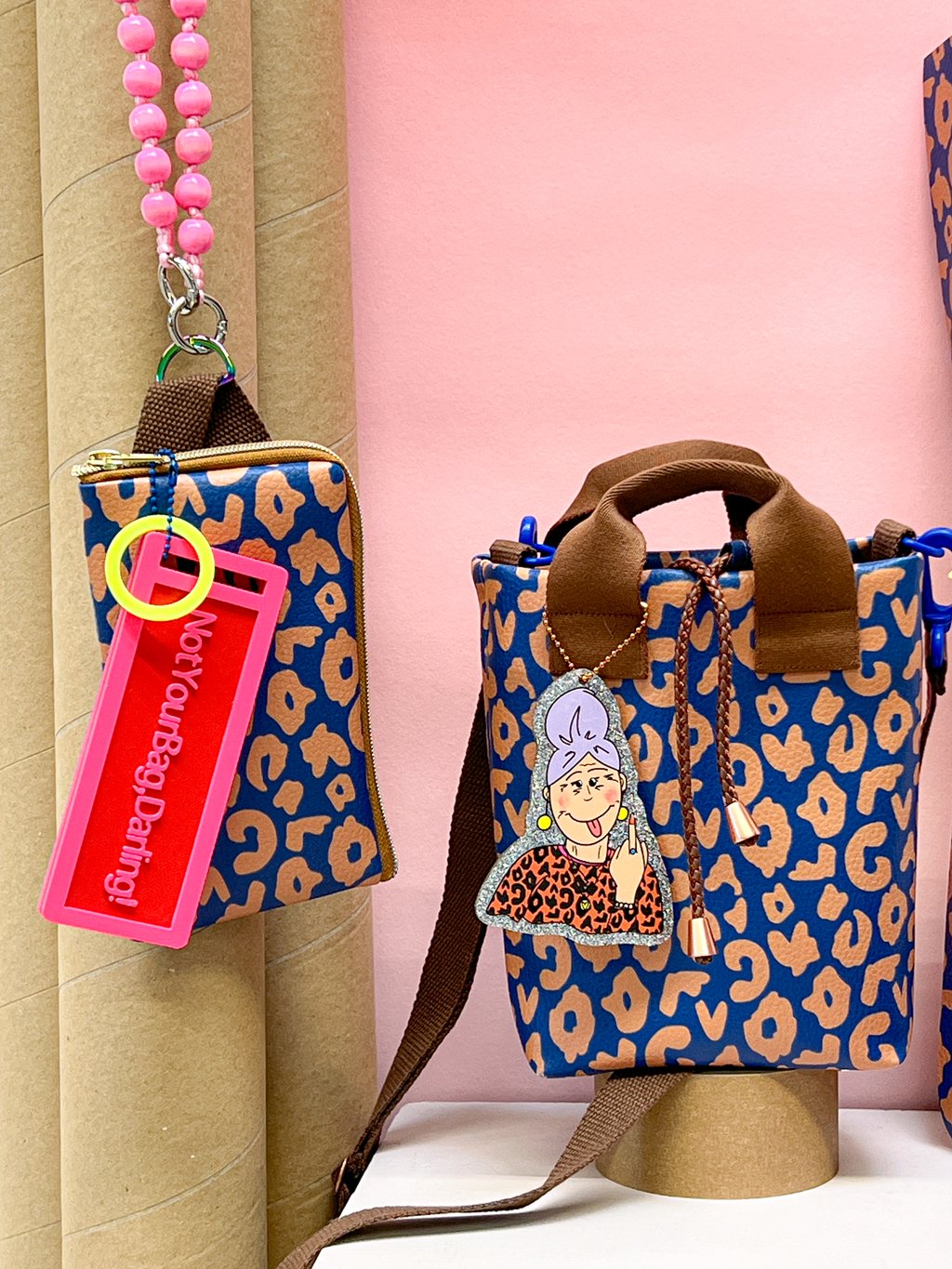 VORORDER - Kunstleder Happy Collection by Cherry Picking - Blau/Braun VORORDER - Kunstleder Happy Collection by Cherry Picking - Blau/Braun