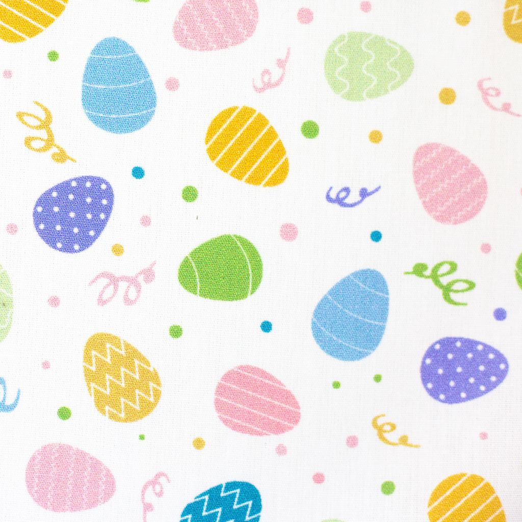 Webware - Baumwolle - Swafing - Ostern - Happy Easter - Kleine Ostereier auf Weiß