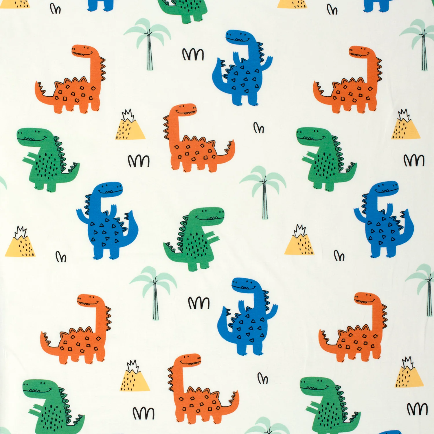  Motivjersey - Digitaldruck - Bunte Dinos