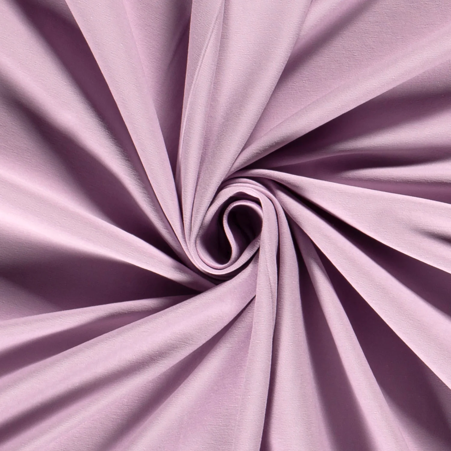 Jersey Basic Stoff in der Farbe Lavendel drapiert