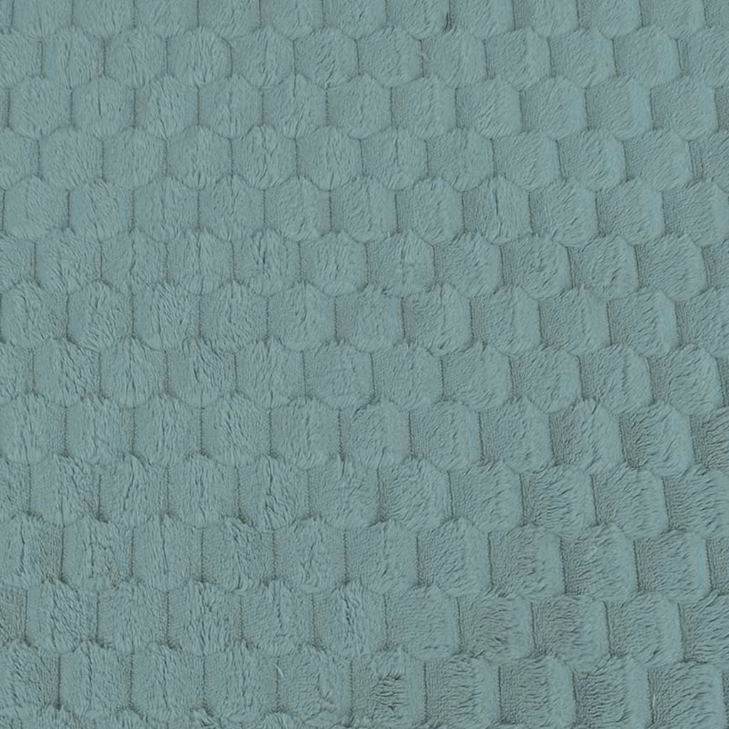 Plüsch - Fell - Honeycomb Fur - Uni - Altpetrol