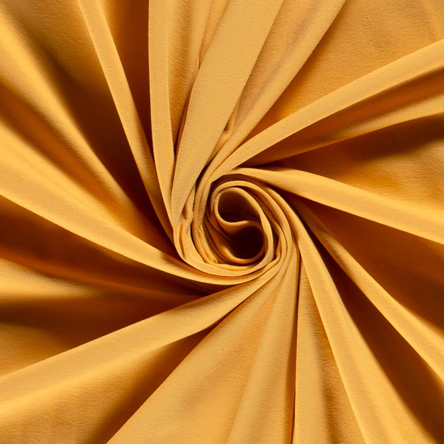 Fröhlicher Uni Jersey Stoff Helles Gelb – hochwertiger Baumwolljersey von Schnuckidu