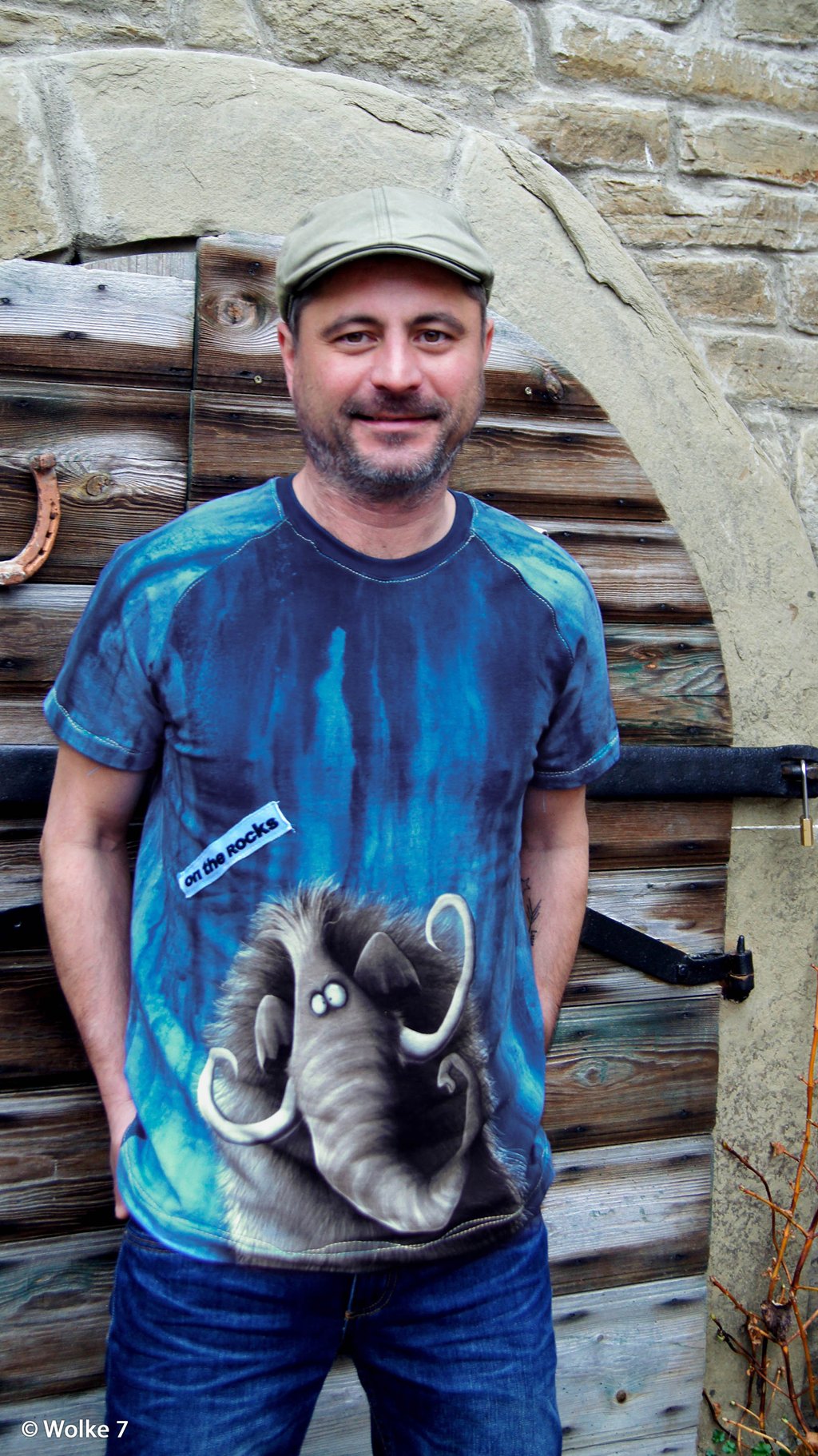 Vororder - Panel - Sweat - On the Rocks by Thorsten Berger - Mammut Jeansblau - 85cm