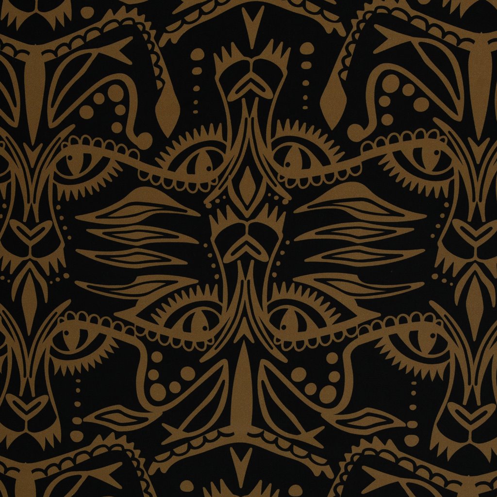 Hochwertiger Swafing Canvas "Tigerelle" im exklusiven Cherry Picking Design, 100% Baumwolle, robuster Dekostoff für ausdrucksstarke Taschen, Kissen und Interior-Projekte