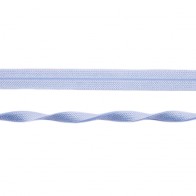 Einfassband elastisch Jaquard 20 mm - Hellblau glänzend