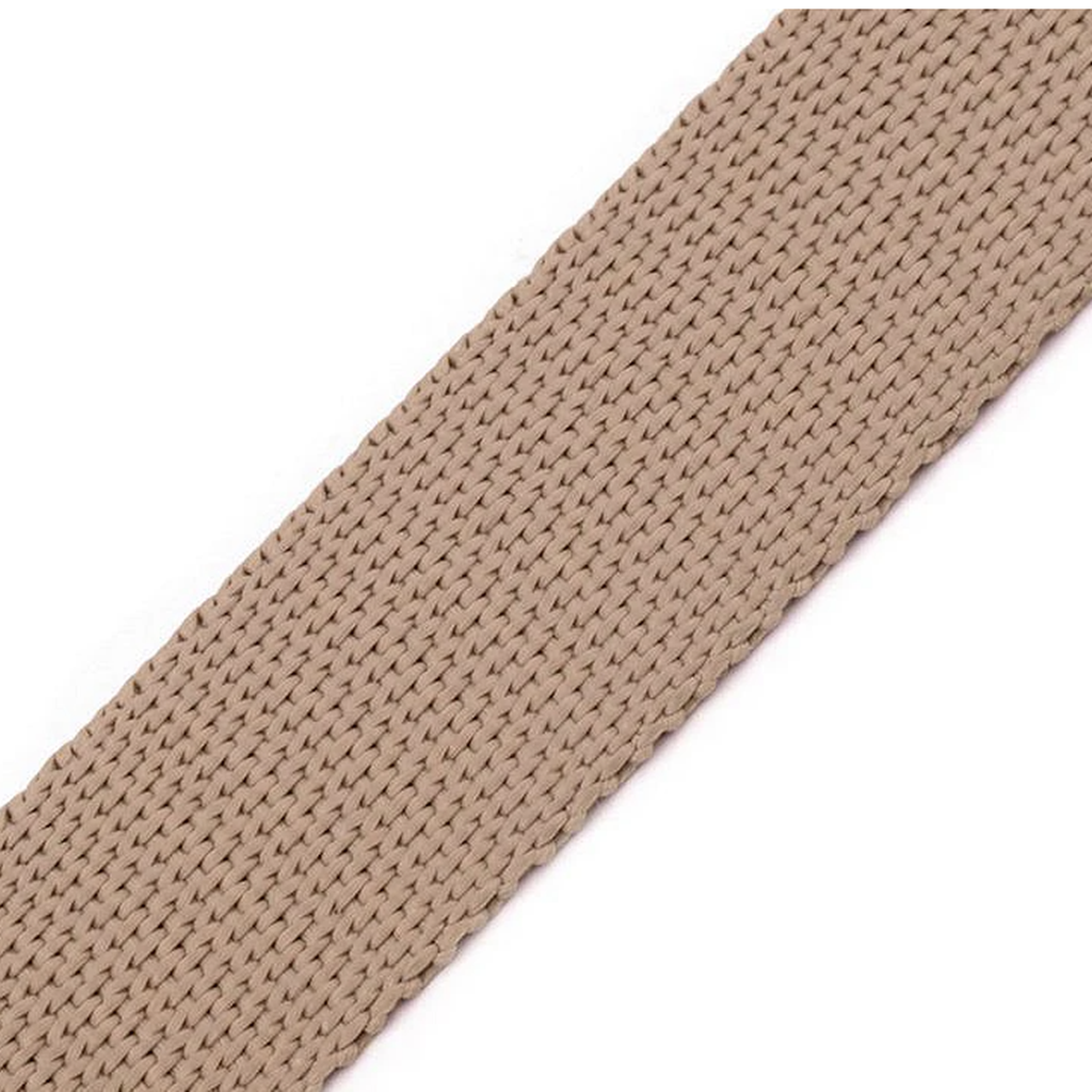 Gurtband - Taschengurtband aus Polypropylen - Uni - Beige - 25mm Gurtband - Taschengurtband aus Polypropylen - Uni - Beige - 25mm