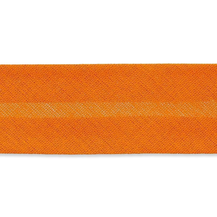 Schrägband - Einfassband - Meterware - Uni - 20mm - Orange