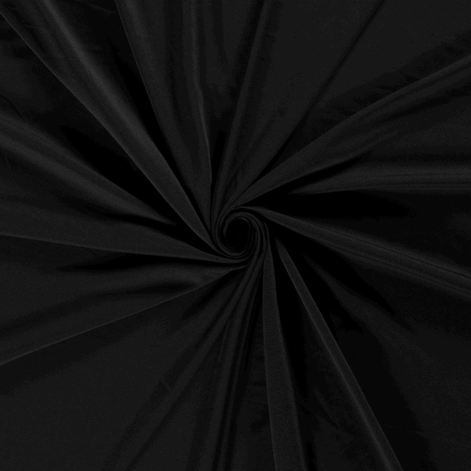 Elastischer Funktions- und Sportjersey - Schwarz
