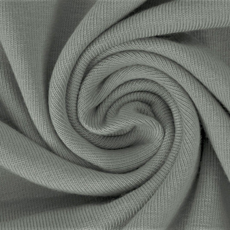 Baumwolljersey - Jersey Stoff Uni - Grau