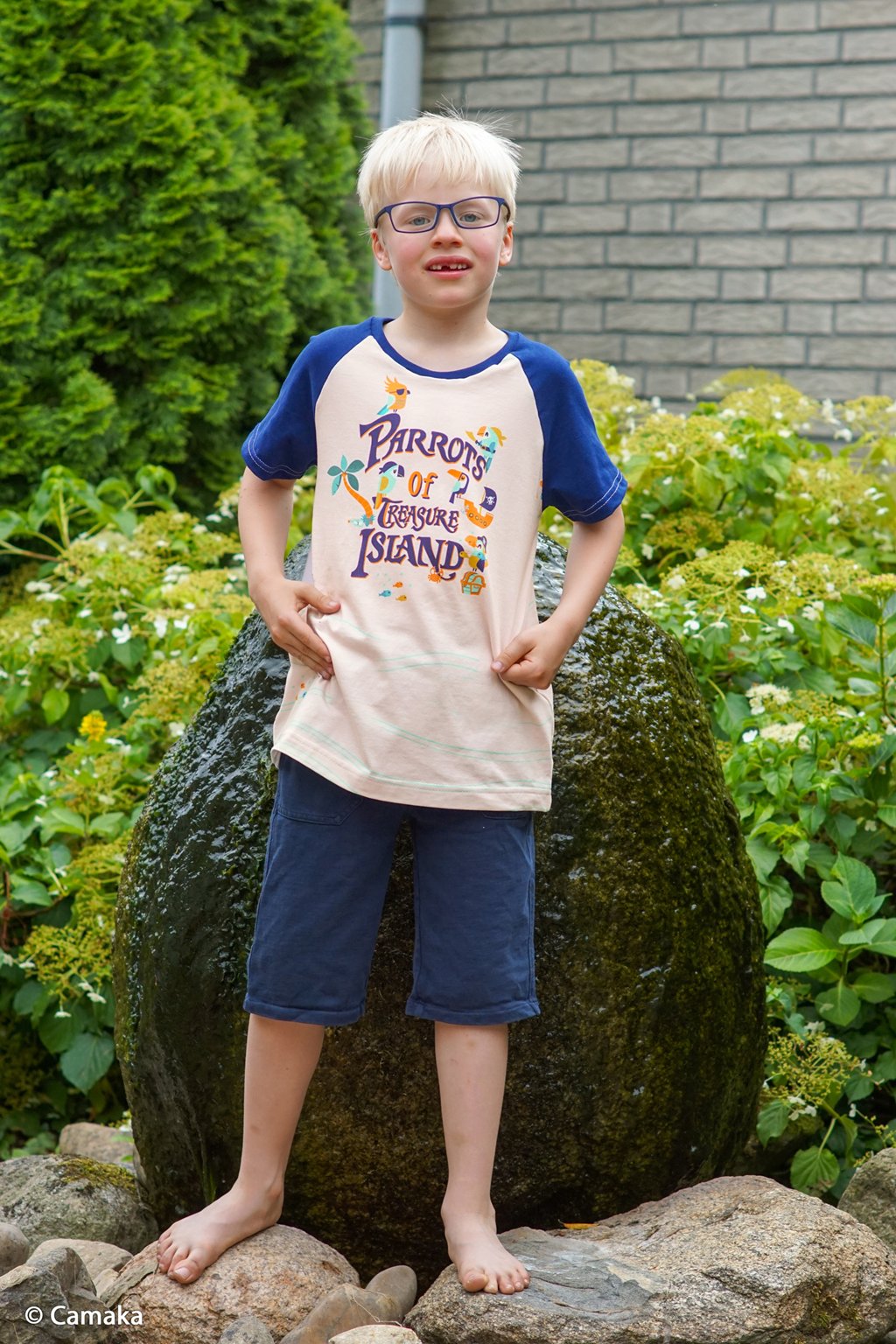 Panel - Jersey - Parrots by Bienvenido Colorido - ca. 85cm x 150cm