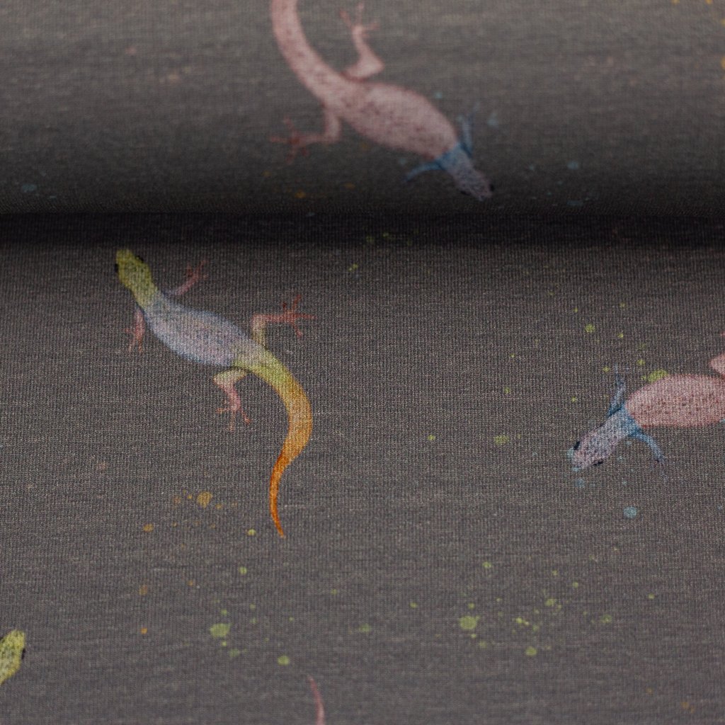 Motivjersey - Swafing - Wild Animals by Christiane Zielinski - Geckos