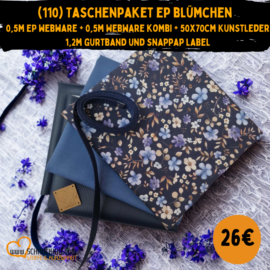 Stoffpaket - Unikat - Blümchen