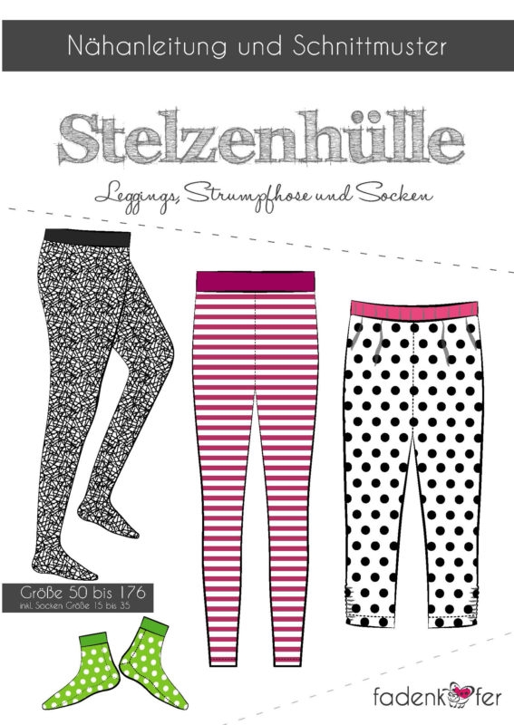 Papierschnittmuster Fadenkäfer - Stelzenhülle Kinder