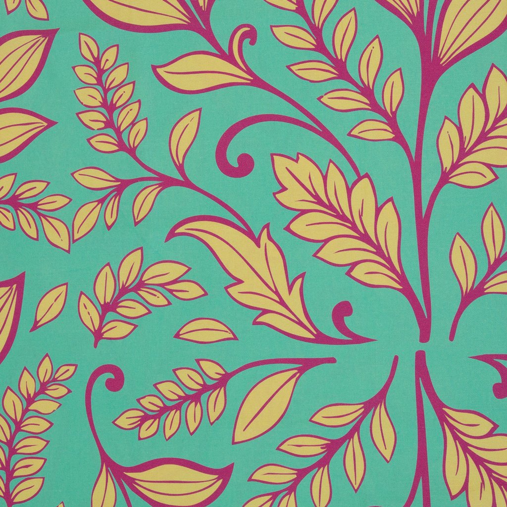 Swafing Canvas Simply Sunshine by lillesol & pelle, florales Muster mit Blumen in Gelb, Pink und Mint, 100% Baumwolle, robuster Taschenstoff, Vorbestellung Juni 2026