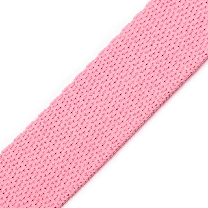 Gurtband - Taschengurtband aus Polypropylen - Uni - Rosa - 25mm