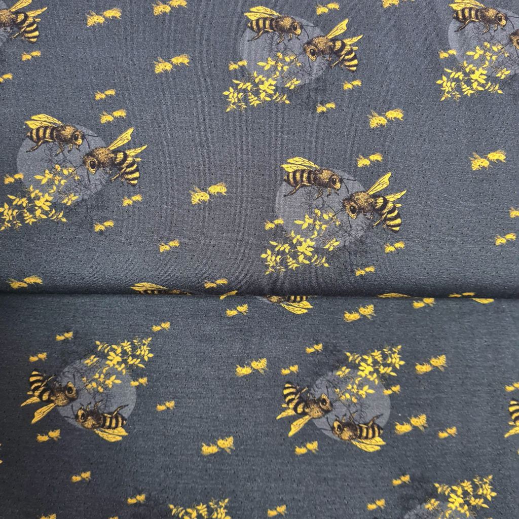 Lillestoff - Modaljersey - Motivjersey - Bees in the Moon