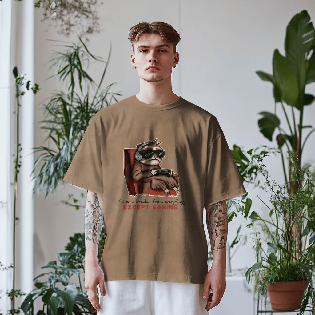 Sofortkauf - Panel Eigendesign  - Jersey - ca. 80x155cm - Zockerfaultier