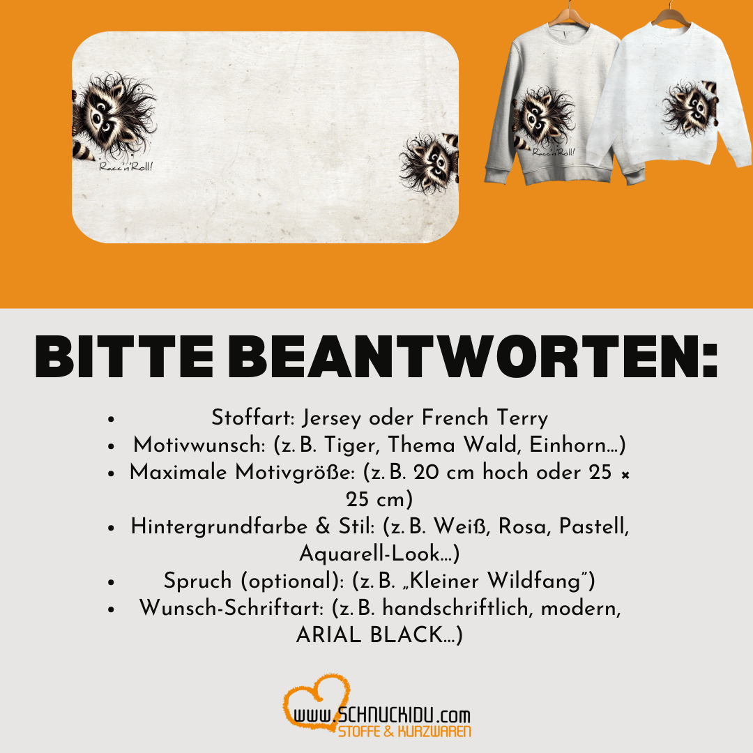 Schnuckidu Wunschpanel – Dein individuelles DIY Stoffpanel nach Wunsch | personalisiert & exklusiv - Vororder Schnuckidu Wunschpanel – Dein individuelles DIY Stoffpanel nach Wunsch | personalisiert & exklusiv - Vororder