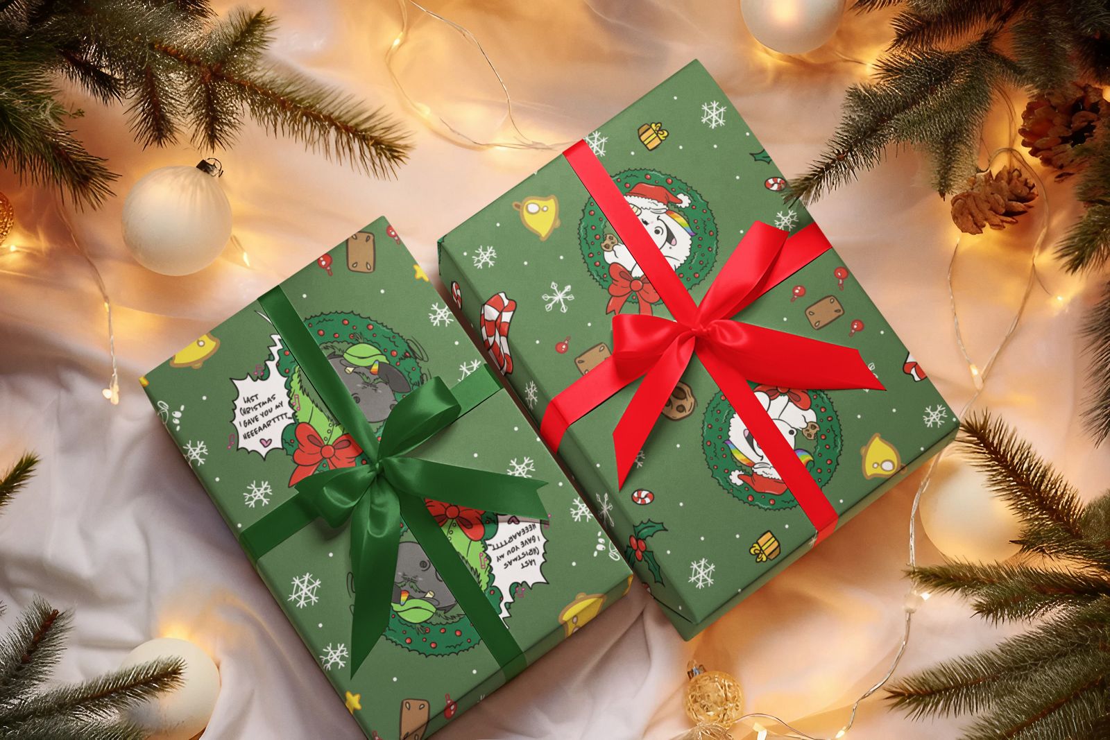 Pummeleinhorn Stoff Weihnachtsbox – Kreative DIY-Freude für die Festtage - Grummelgrinch