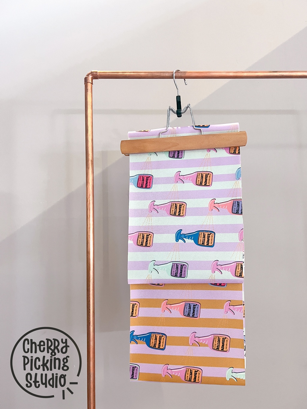 Oxfordgewebe - Polyester Webware - Colorful Collection by Cherry Picking  - Bullshit Remover mint/lila