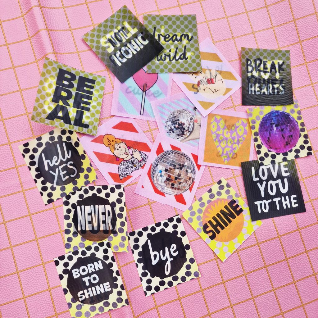 Flippatch - Cherry Picking - Wackelbild Patch - BREAK RULES NOT HEARTS  - 1 Stück