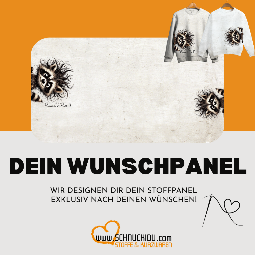 Schnuckidu Wunschpanel – Dein individuelles DIY Stoffpanel nach Wunsch | personalisiert & exklusiv - Vororder