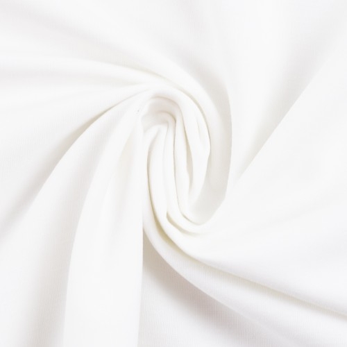 Baumwoll Stoff - Baumwolle - Uni - Weiß