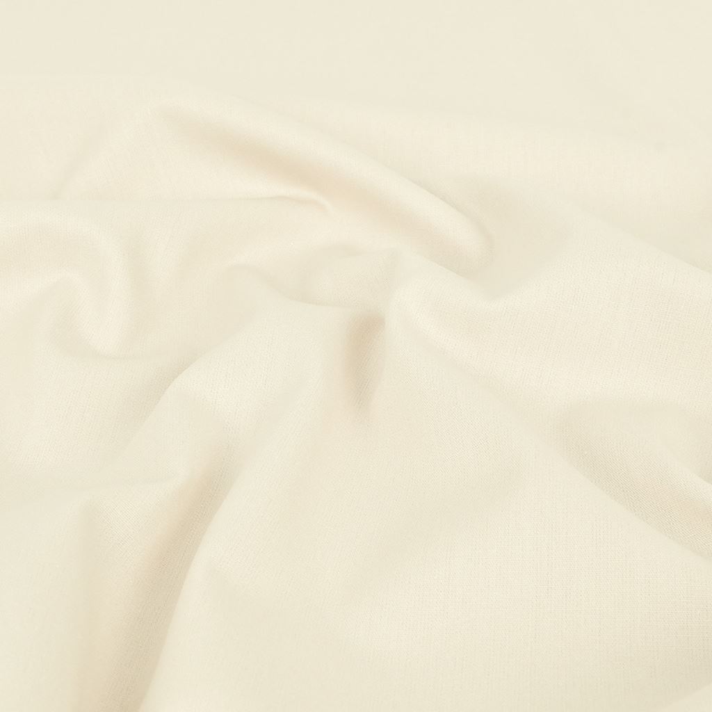 Glatter Futterstoff Uni Ecru Naturweiß Meterware für Jacken und Röcke