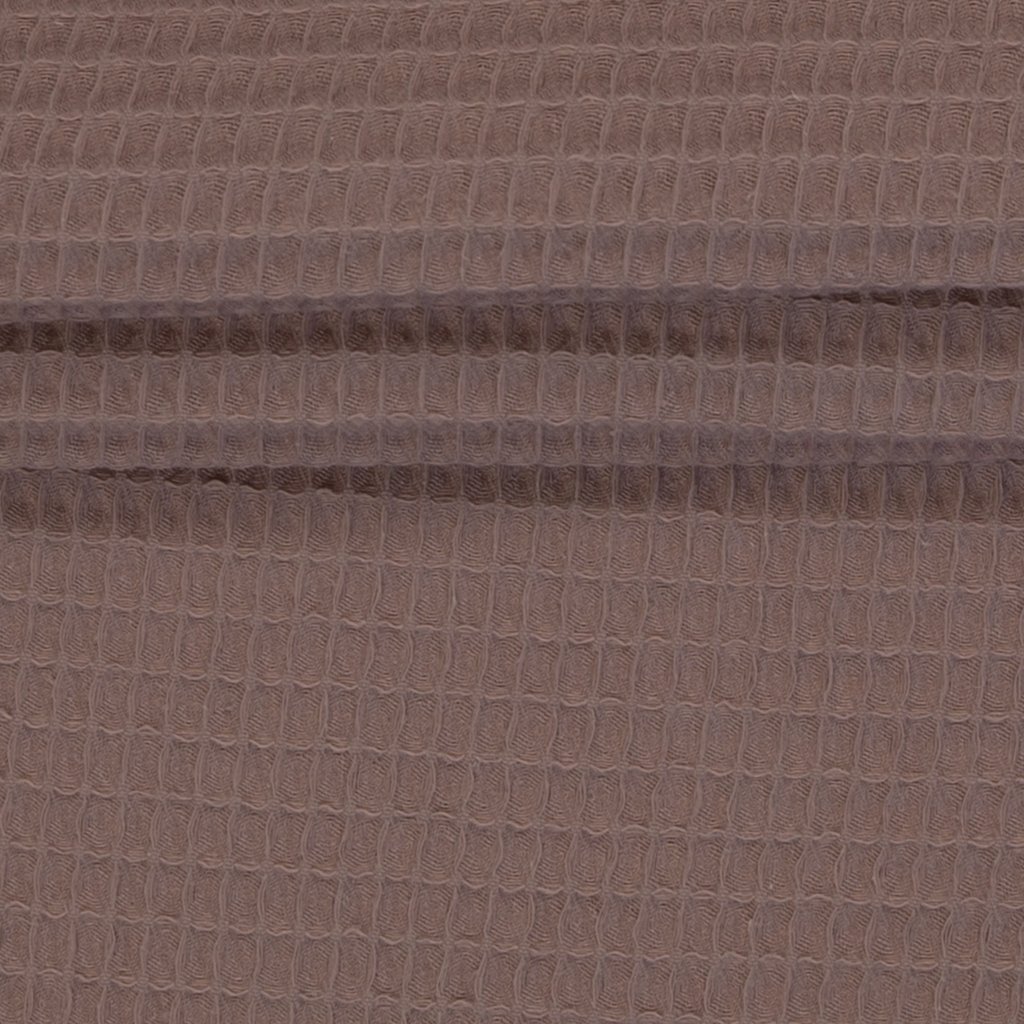 Uni Waffelstoff in Altrosa – klassischer Waffel-Piqué für Baby-Accessoires