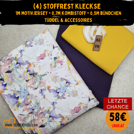 Stoffpaket - UNIKAT - Kleckse