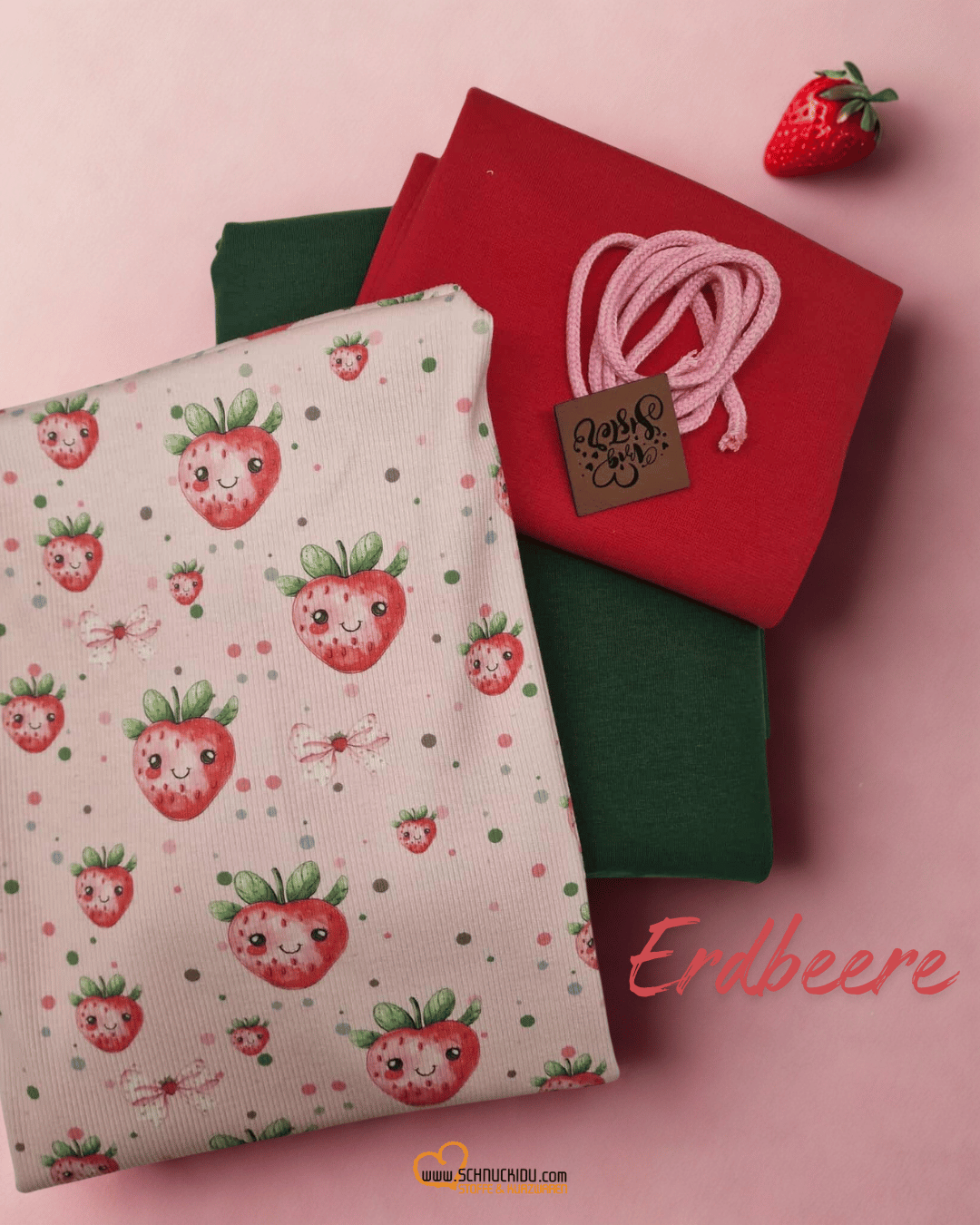 VORORDER - Eigendesign - Früchtekollektion - Erdbeeren