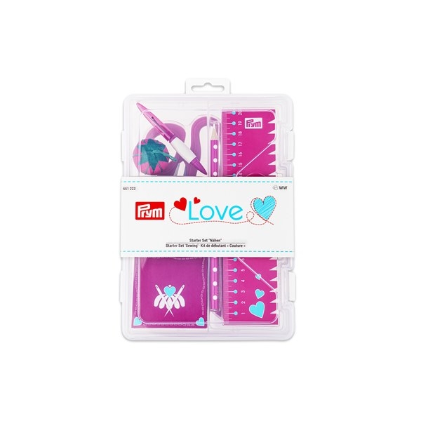 Prym Love Starter Set Nähen pink 651223