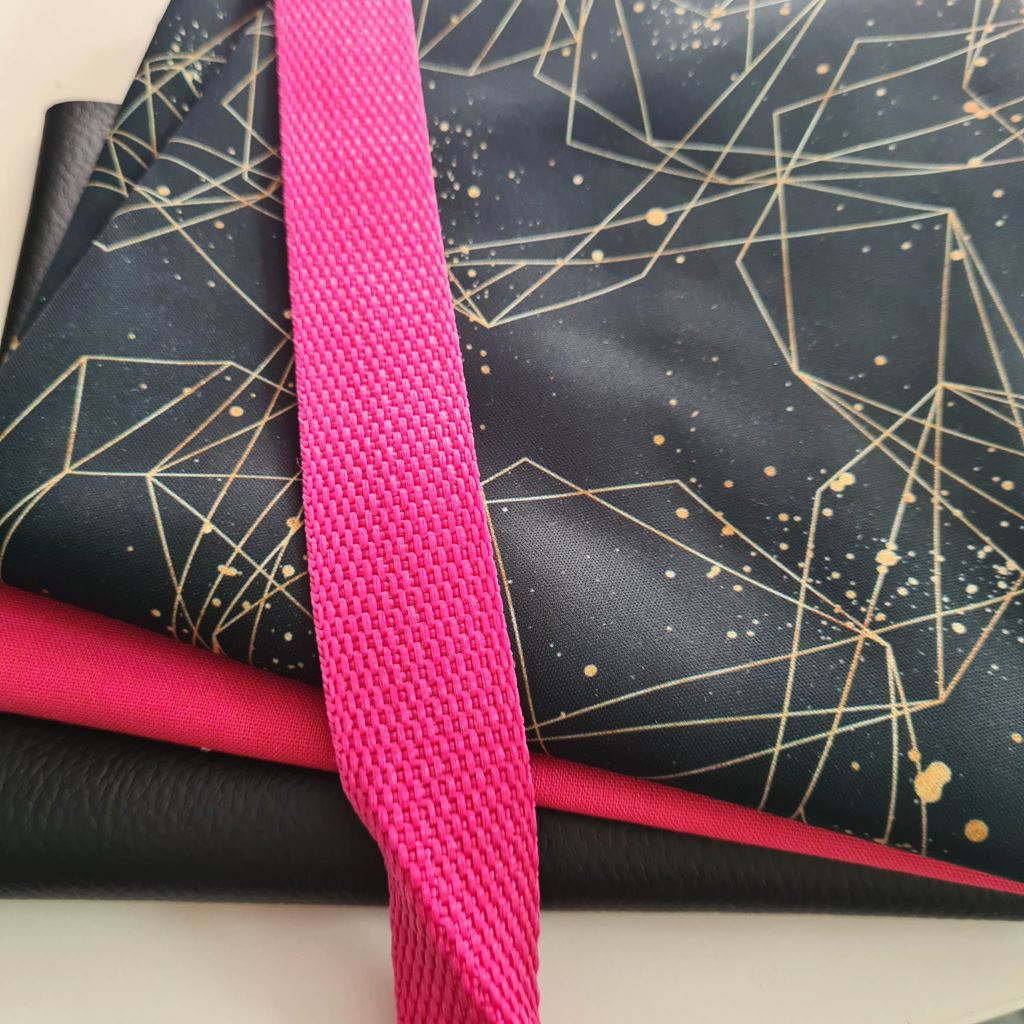 Stoffpaket  - Schnuckidu Stoffpaket -  Taschenpaket Graphic Strokes Pink