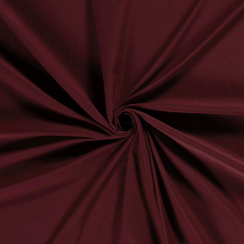 Hochwertiger Baumwolljersey in Uni Kirschrot, weicher Jersey-Stoff für Bekleidung, 95% Baumwolle & 5% Lycra, Öko-Tex Standard 100, Farbe Kirschrot / Dunkelrot / Classic Red