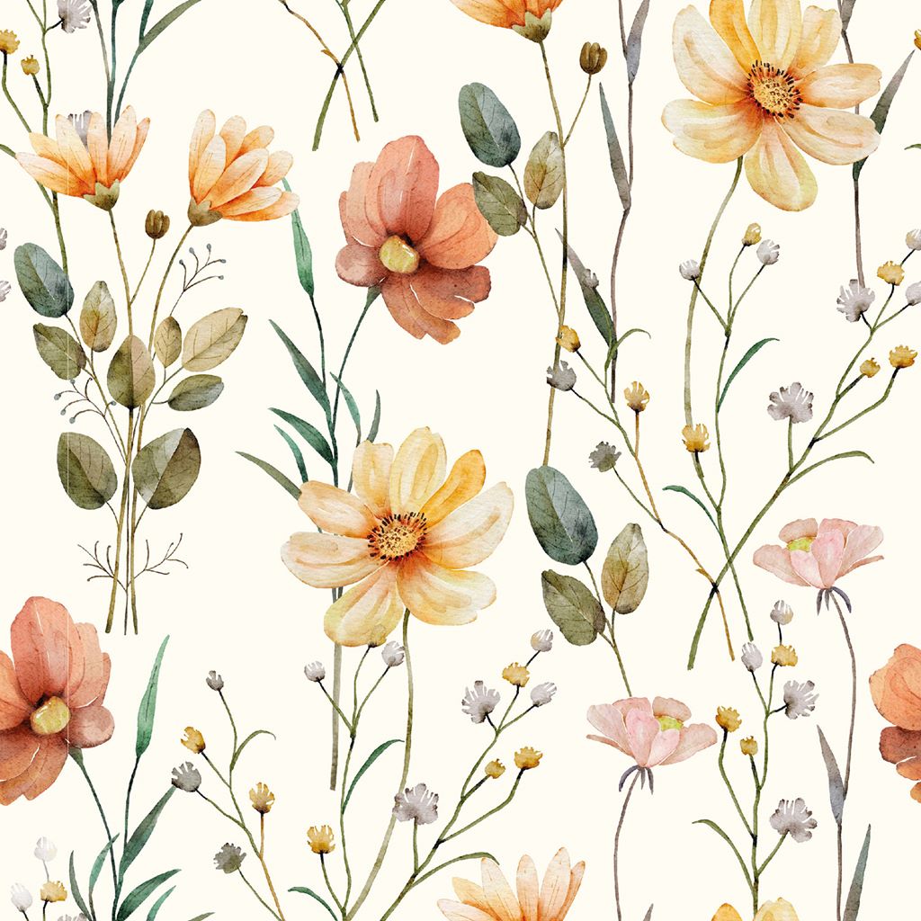 Musselin - Baumwolle - Digitaldruck - Blumen