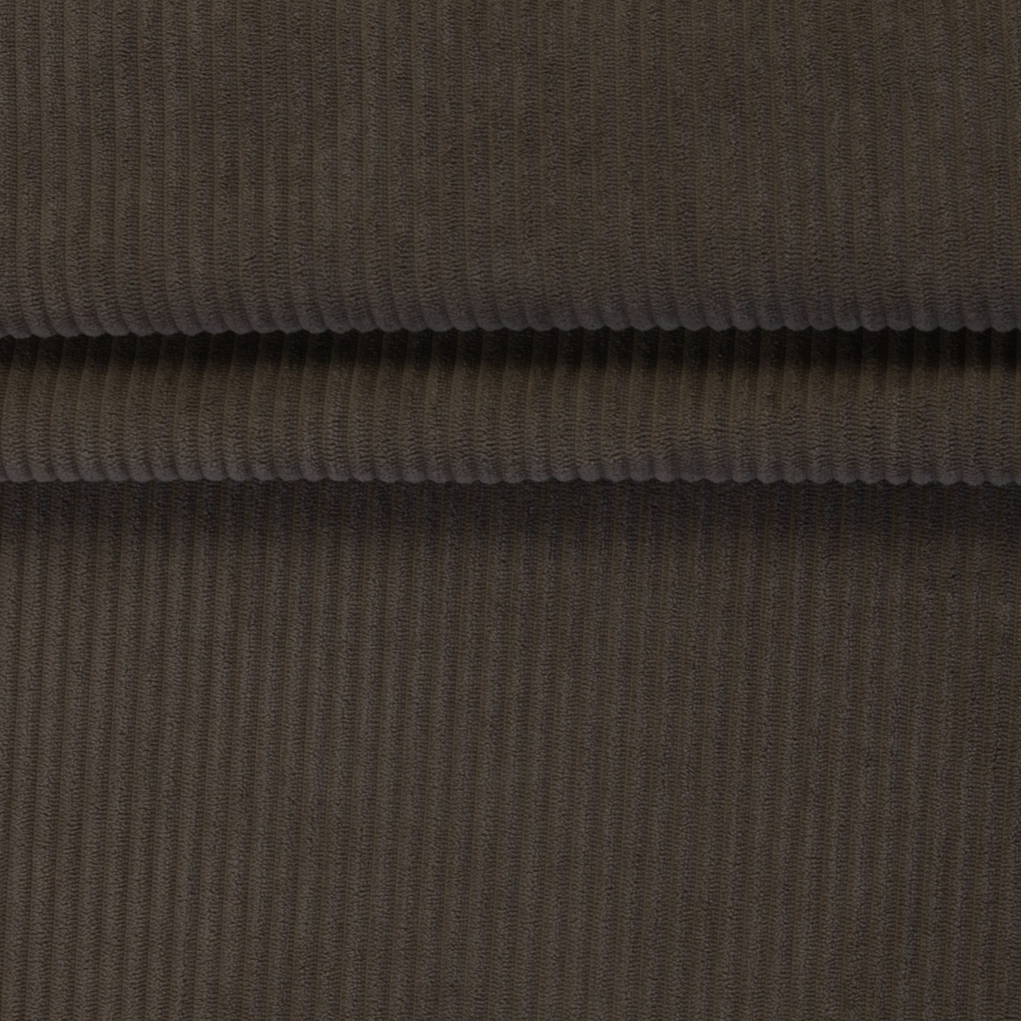 Grob gerippter Cordstoff Taupe Breitcord Samt Bezugsstoff robust weich Polstermaterial