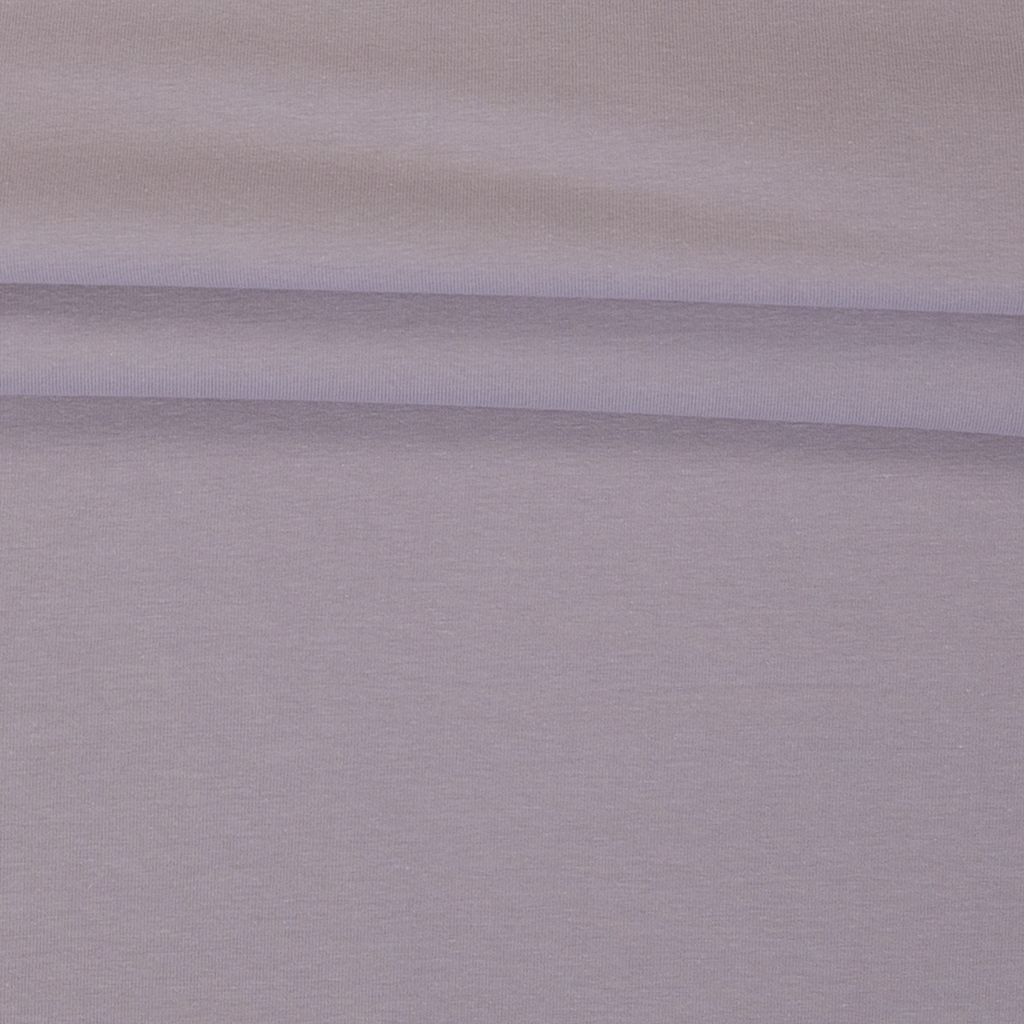 Hochwertiger Bündchenstoff in Altflieder, elastische Schlauchware aus 95% Baumwolle und 5% Elasthan, Ökotex 100 zertifiziert, 230g/m², ideal für Abschlüsse an Kleidung